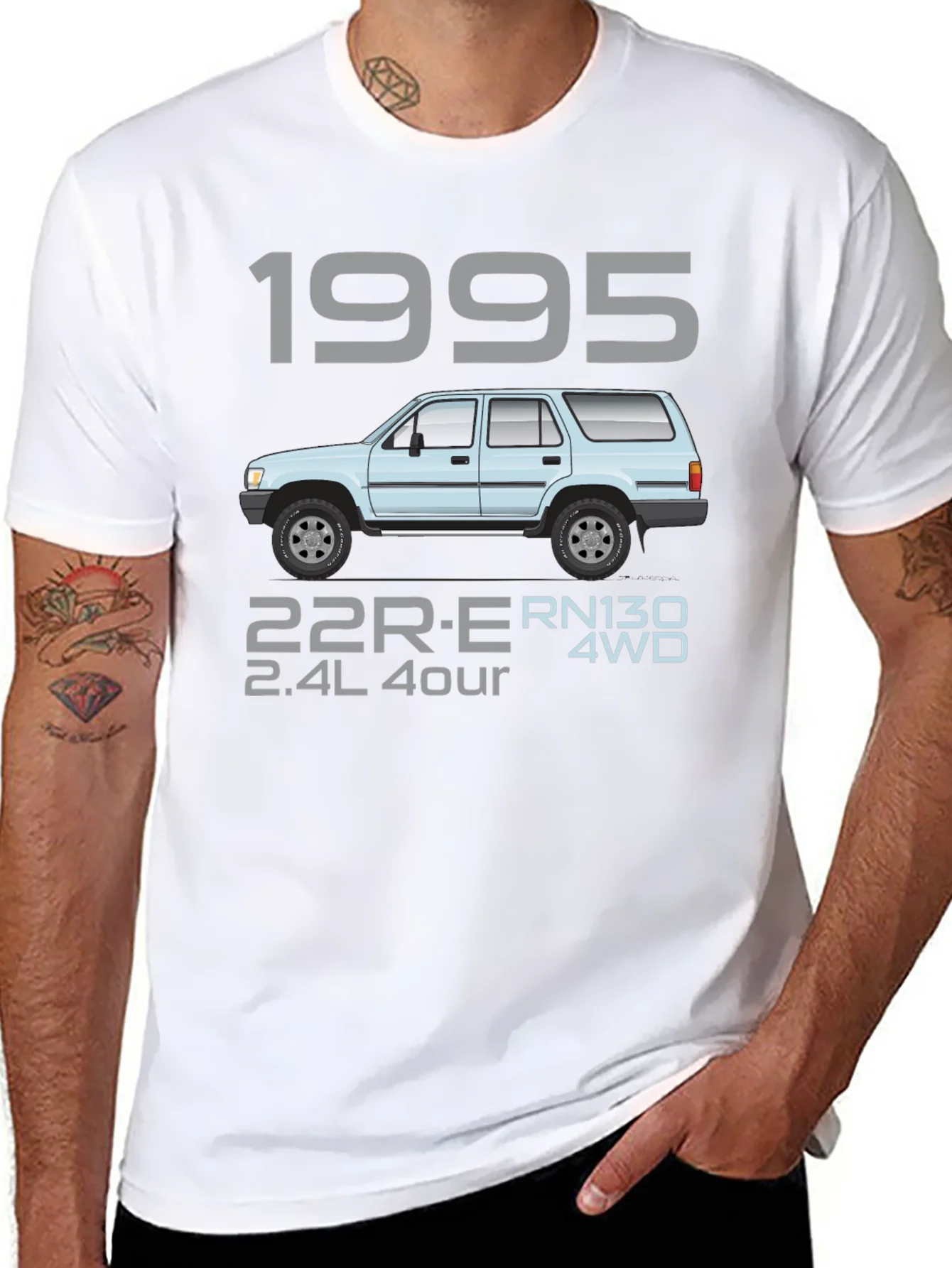 1995 4Runner Graphic Tee - Automotive Enthusiast Shirt
