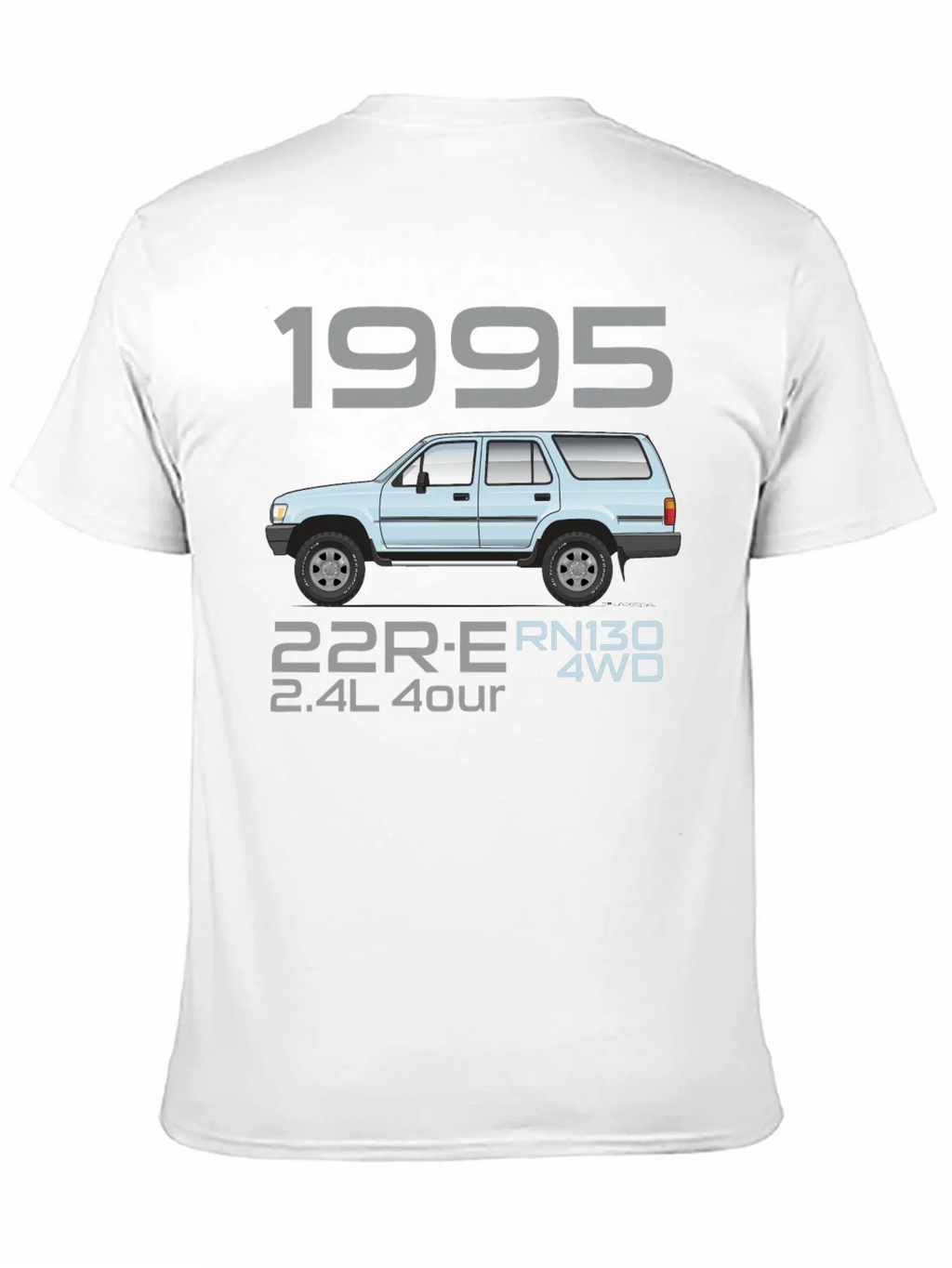 1995 4Runner Graphic Tee - Automotive Enthusiast Shirt