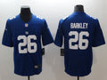 Men's New York Giants #26 Saquon Barkley Jersey1 Blue