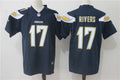 Men's Los Angeles Chargers Philip Rivers #17 Navy Game Jersey1