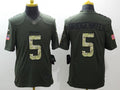 Men's Minnesota Vikings Teddy Bridgewater #5 Army Green Game Jersey1