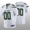 Custom1 New York Jets White Vapor Limited 100th Season Jersey1 American Stitched Jersey1 Football Jerseys