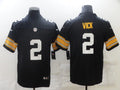 Men's Pittsburgh Steelers Michael Vick #2 Black Player Game Jersey1