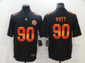 Men's Pittsburgh Steelers T.J. Watt Black Game Player Jersey1