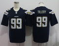 Men's Los Angeles Chargers Jerry Tillery #99 Navy Game Jersey1