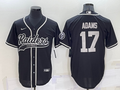 Men's Las Vegas Raiders Davante Adams #17 Black Game Jersey1 Joint Edition