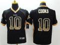 Men's New Orleans Saints Brandin Cooks #10 Black Game Jersey1
