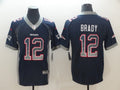 Men's New England Patriots Tom Brady #12 Navy Player Game Jersey1