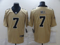 Men's New Orleans Saints Taysom Hill #7 Gold Inverted Game Jersey1