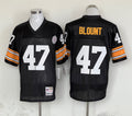Men's Pittsburgh Steelers Mel Blount Mitchell & Ness Black Legacy Replica Jersey1