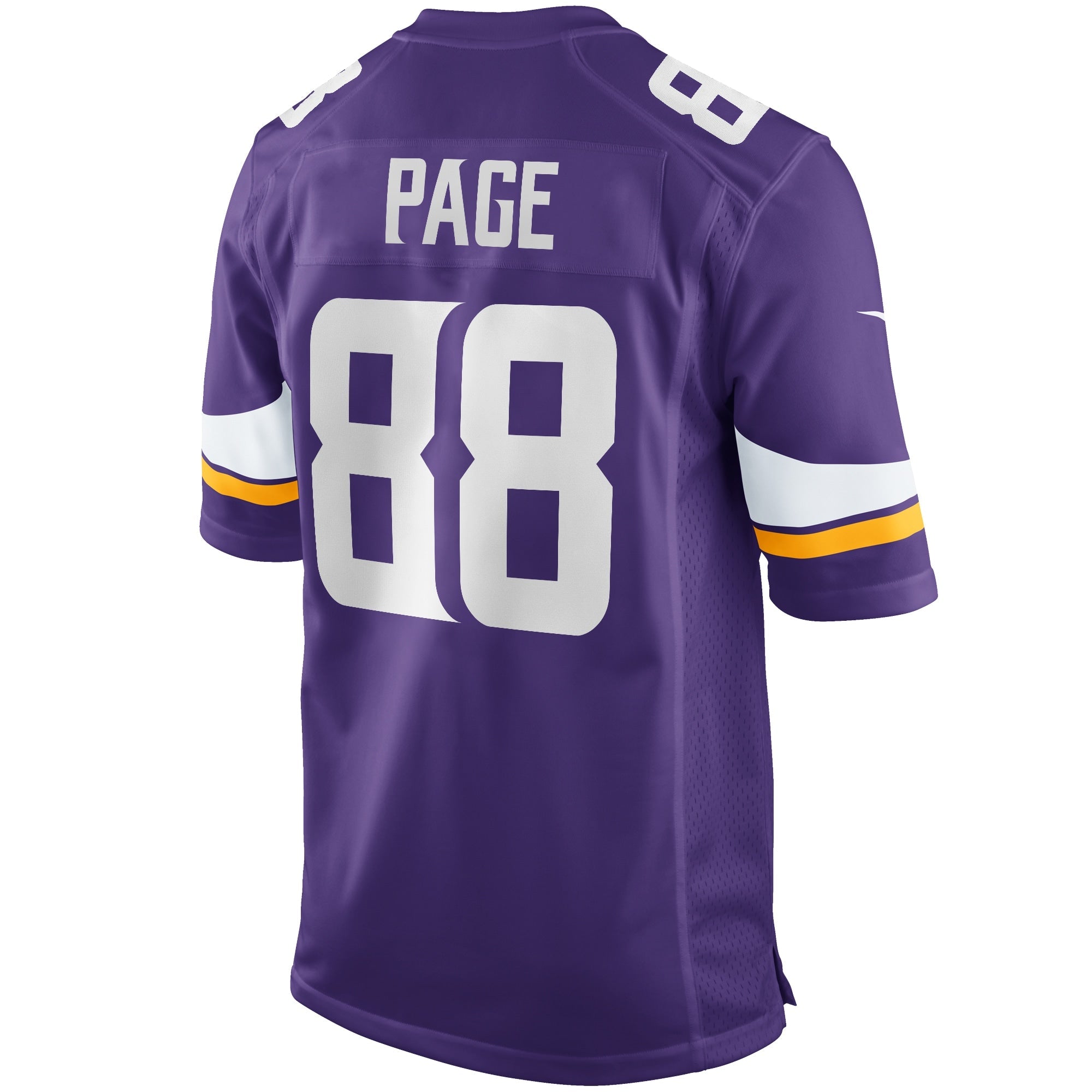 Alan Page Minnesota Vikings Nike Game Retired   Jersey - Purple