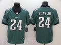 Men's Philadelphia Eagles Darius Slay Jr. #24 Midnight Green Game Jersey1